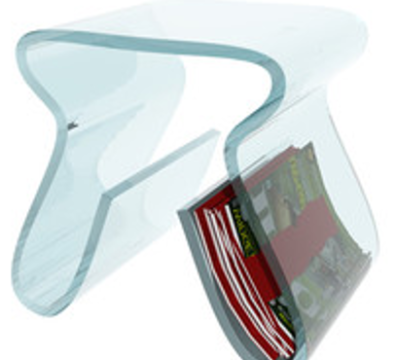 almofada e disco de polimento de plexiglass
