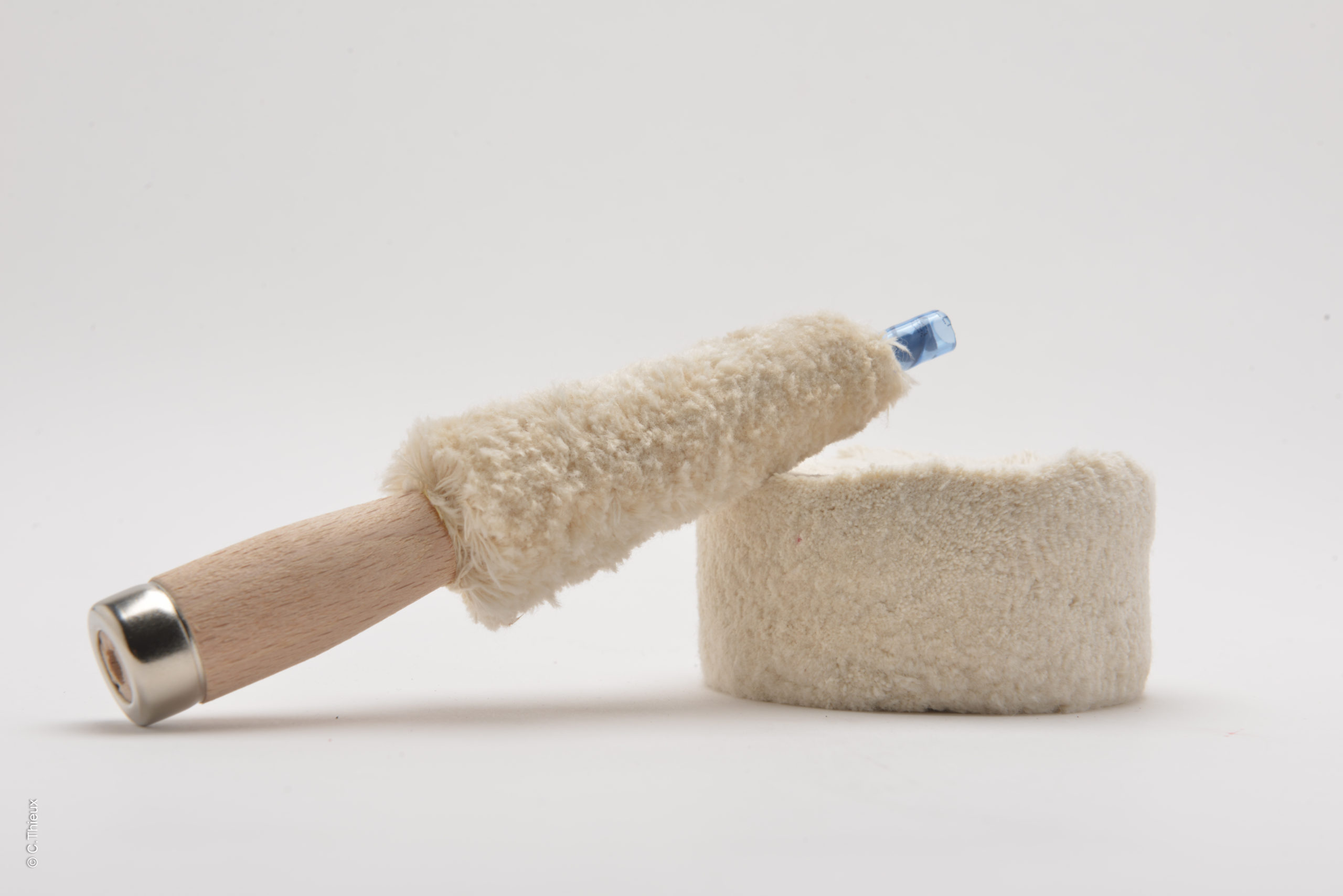 Brosse brossette baguier tige polissage