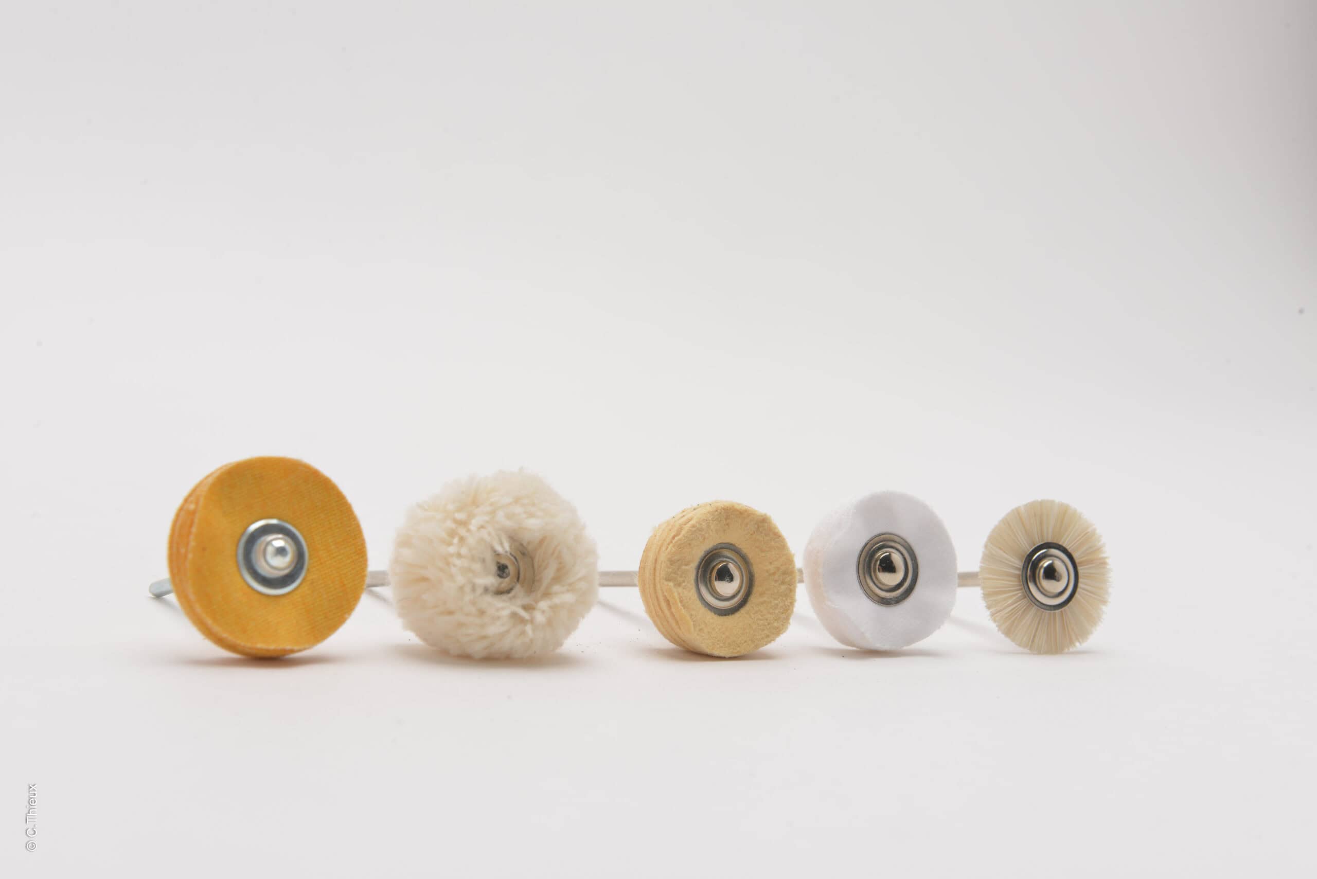 Set Spazzole Legno Spazzole Per Lucidatura Cocker Weber - Set Con Setole Di Legno, Originali USA, Per Lucidare Gioielli E Oggetti Preziosi Spazzole Lucidatura - Foto 8